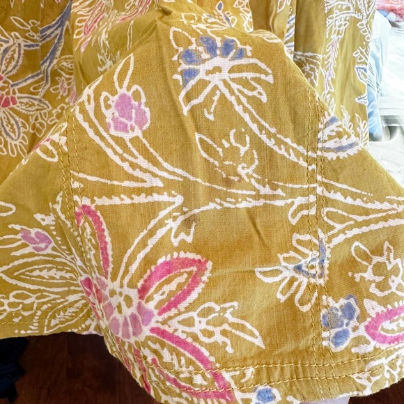 Anthropologie Daily Practice Women’s Mollie Floral Mini Dress Puff Sleeve Boho - Picture 13 of 13